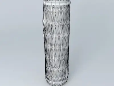 Pad tube cylinder Free 3D model
