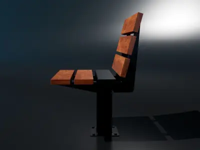 Outdoor Chair Free low-poly 3D model