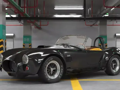 Racing Shelby Cobra 1965 3D model