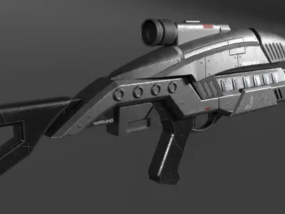 M8 Avenger from Mass Effect 3D model