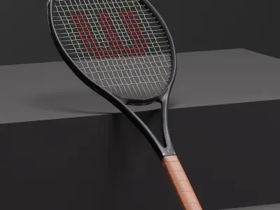 Tennis Racket 3D Model Realistic Sports Asset 3D model