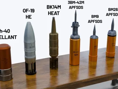 Ultimate USSR Tank Shells Vol 1 Low-poly 3D model