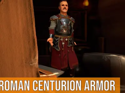 Roman Centurion Armor model pack Low-poly 3D model