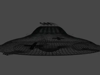Haunebu 3 ufo 3D model
