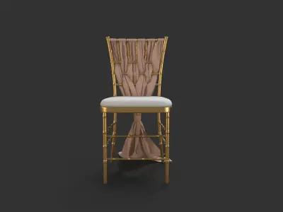 Event Chiavari Chairs Gold 3D model