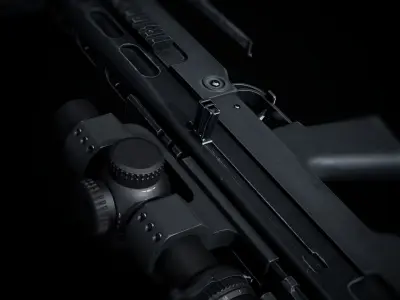 VKS Vykhlop PBR Low-poly 3D model