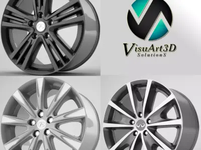 Infiniti rims 3D model