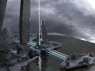 Halo Forerunner Complex Structure 3D model