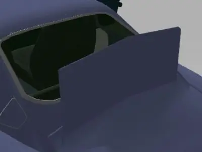 Aston Martin DB5 Low-poly 3D model