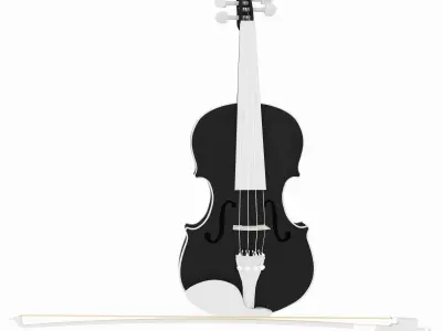 Violin 3D model