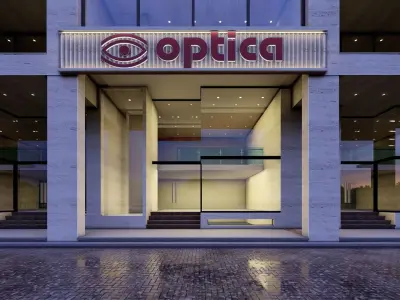 Commercial Building 3D Model 3D model