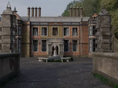 Tommy Shelby Peaky Blinders Arley House Arrow House Cheshire 3D model