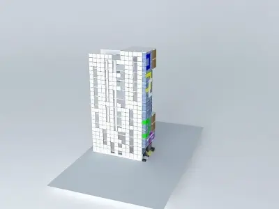 shopping center fani type a 3D model