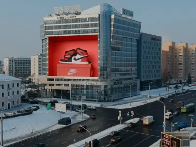 Nike Shoe 3D Advertisement 3D model