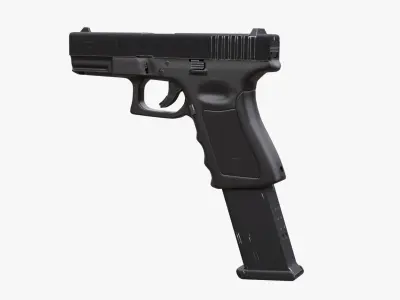 Glock 19 Semi Automatic Pistol Free 3D model