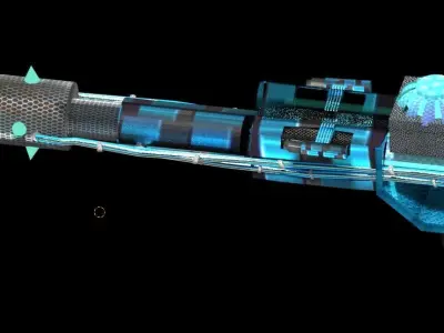 MadGamers Harpoon Low-poly 3D model