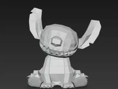 Stitch - Papercraft 3D print model