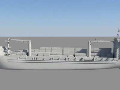 ship 3D model