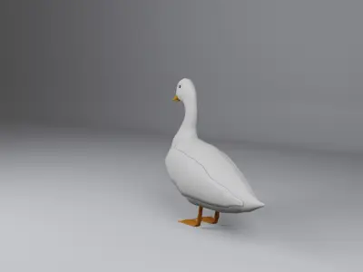 Duck 3d Low-poly 3D model