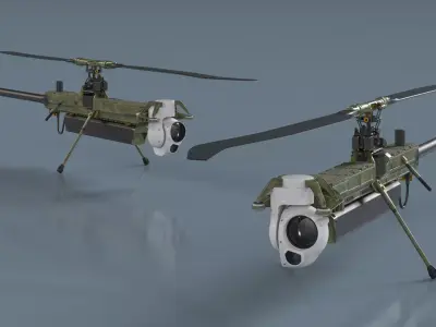 Military Surveillance Drone 3D model