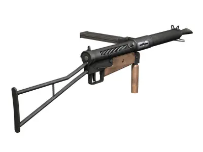 Sten MK I Submachine Gun 3D model