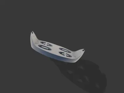 DRONE IO SFERICO DI 19CM 4 ELICHE 3D print model