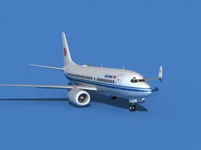 Boeing 737 MAX 7 Air China 3D model