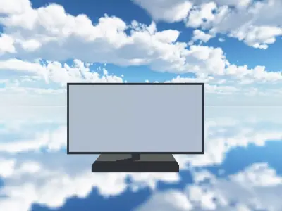 TV small 3d Furniture Games TV Free 3D print model