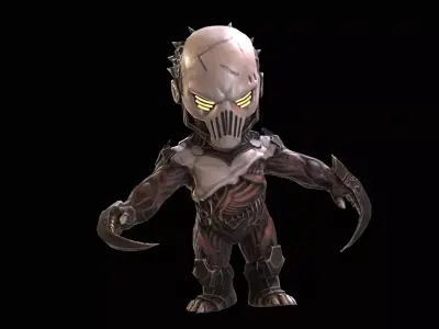 ChibiNecro1Pack2 Low-poly 3D model