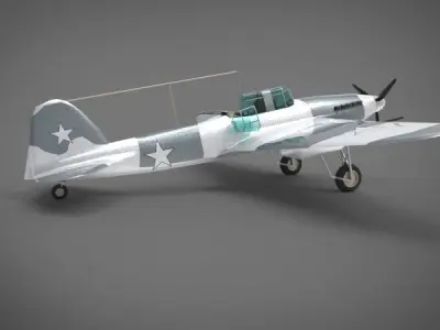 Ilyushin Il-2 Sturmovik 3D model