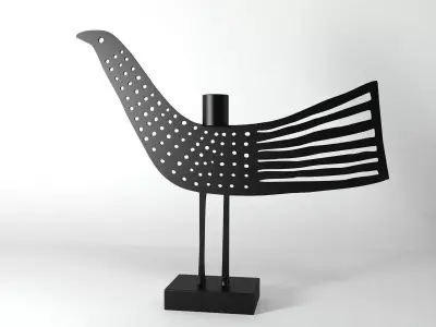 Dotbird bird candle holder 3D model