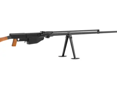 PTRS-41 air rifle 3D model