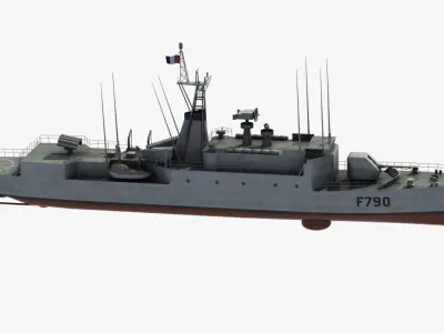 A69 type Avisos Corvette 3D model