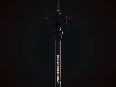 Sword of Titan Low-poly 3D model