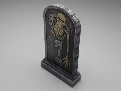 Gravestone 3D model
