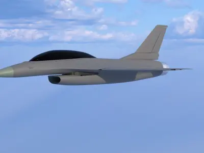 General Dynamics F-16 3D model