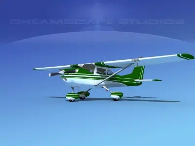 Cessna 172 Skyhawk 1967 V04 3D model