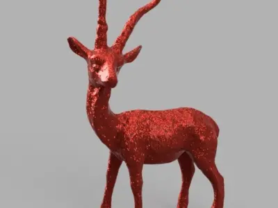 Cerf christmas 3D print model