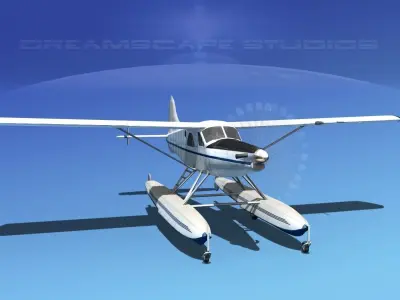 DeHavilland DHC-2 Turbo Beaver V09 3D model