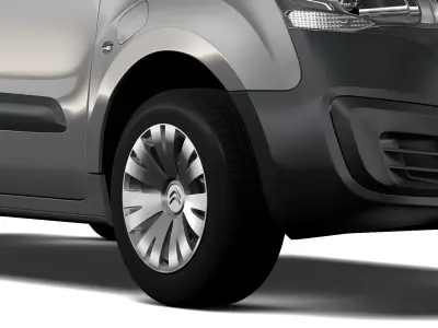 Citroen Berlingo Van L2 Full Electric 2017 3D model