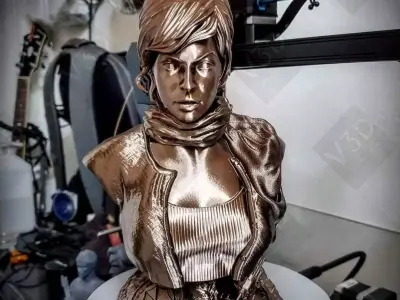 Resident Evil - Alice -  Milla Jovovich - V3D 3D print model