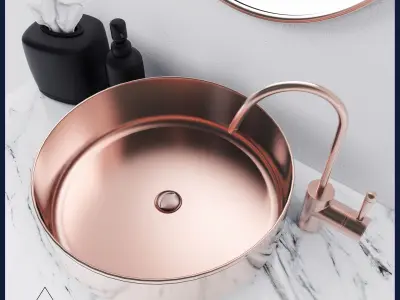 Wash basin Free 3D model