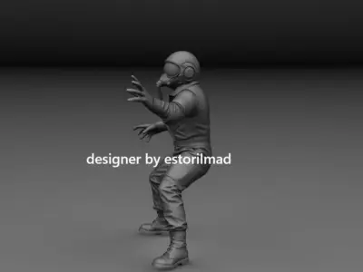 NATO EUROFIGHTER TYPHOON AIRCRAFT PILOT v3 3D print model