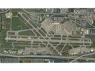 Palm Beach International Airport 3D model