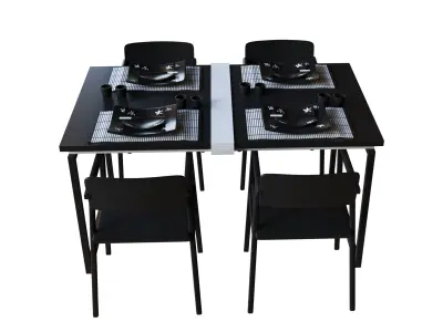 Dining Table desgin Free 3D model
