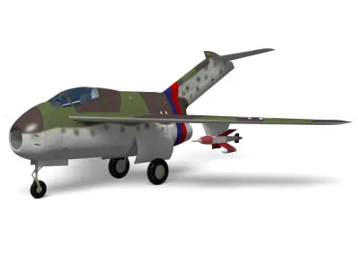 Focke-Wulf Ta183 Huckebein 3D model