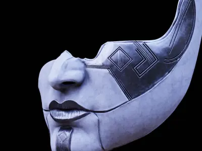 ALICIA MASK - Clair Obscur Expedition 33 Fan Art -  3D Print  3D print model purchase