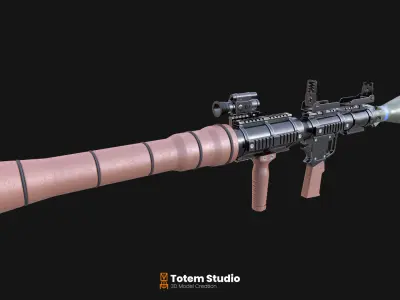 AIRTRONIC RPG-7 Rocket Propelled Grenade 3D model