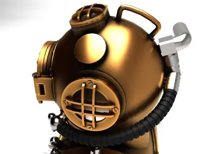 Diving Helmet 3D model