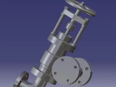 Feed Check Valve Assembly 3D model